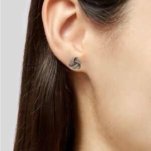 Tiffany & Co. Twist knot stud Silver Earrings
